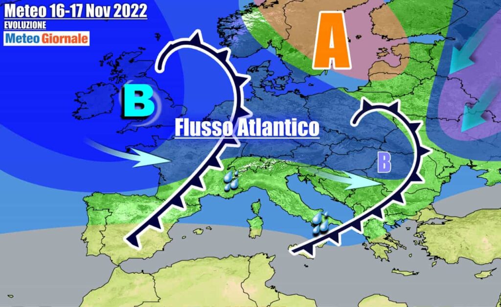 Meteo 16-17 novembre 2022