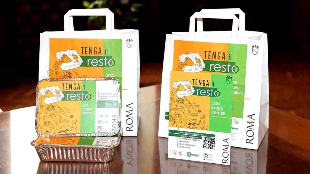 Tenga il Resto, contenitori contro lo spreco alimentare nei ristoranti