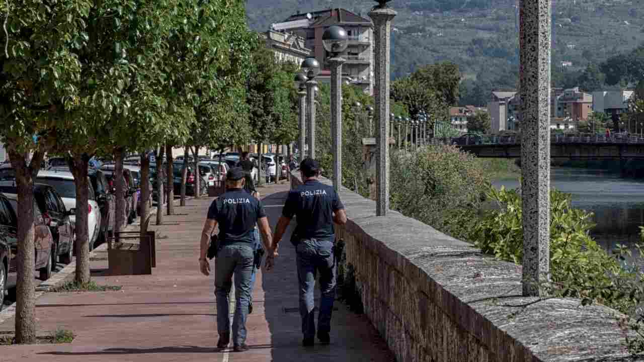 Sora foto pattuglia Polizia