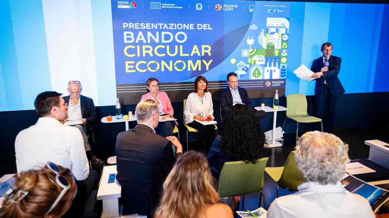 Presentazione del Bando per l'Economia Circolare delle Imprese del Lazio