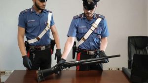 Fucile sequestrato dai carabinieri