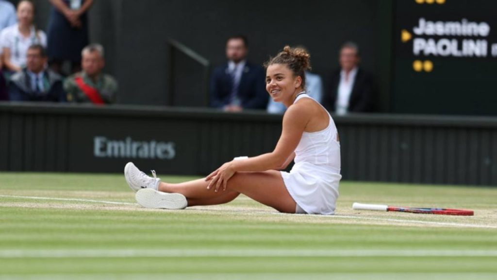 Jasmine Paolini in finale di Wimbledon