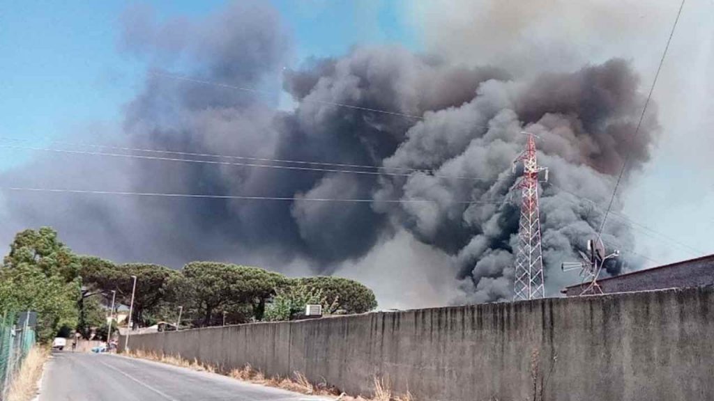 Incendio a Casal Lumbroso