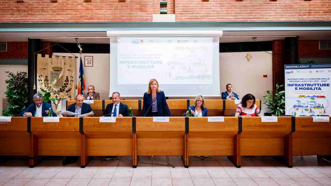 Regione Lazio, presentazione interventi su due strade regionali