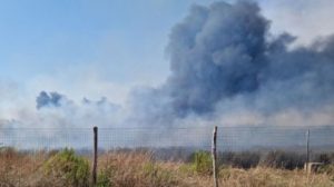 incendio via Monte Carnevale a Roma