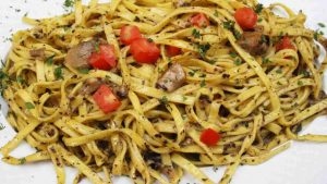 Fettuccine con funghi porcini e tartufo