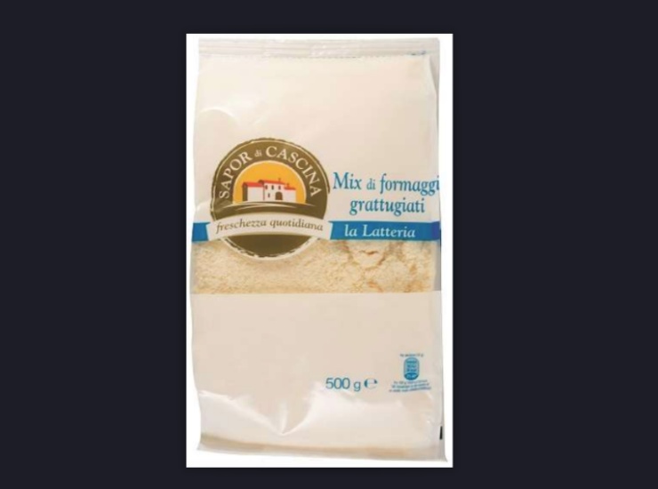 ritirato il mix di formaggio sapor di cascina