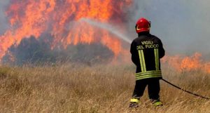 Vigile del Fuoco in azione