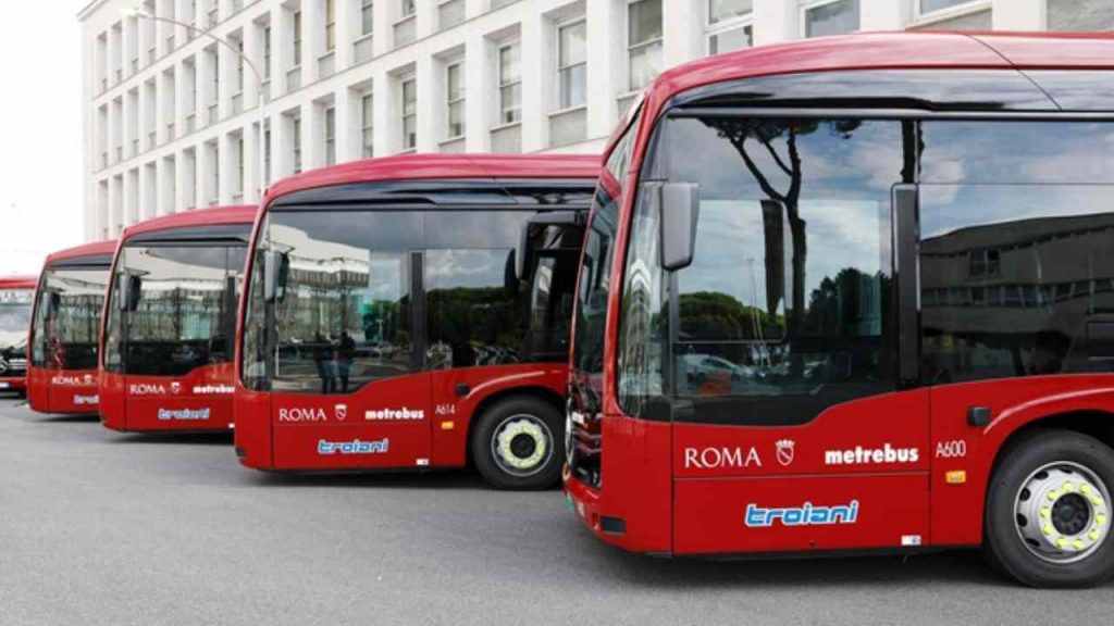 nuovi bus elettrici per il Trasporto pubblico periferico di Roma