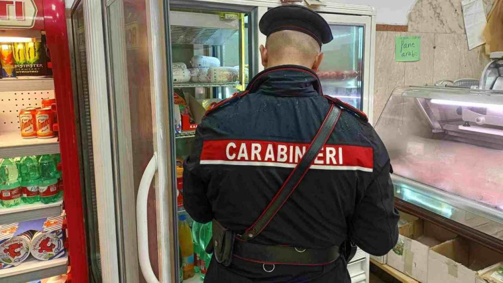 I Carabinieri di Velletri durante dei controlli igienico-sanitari