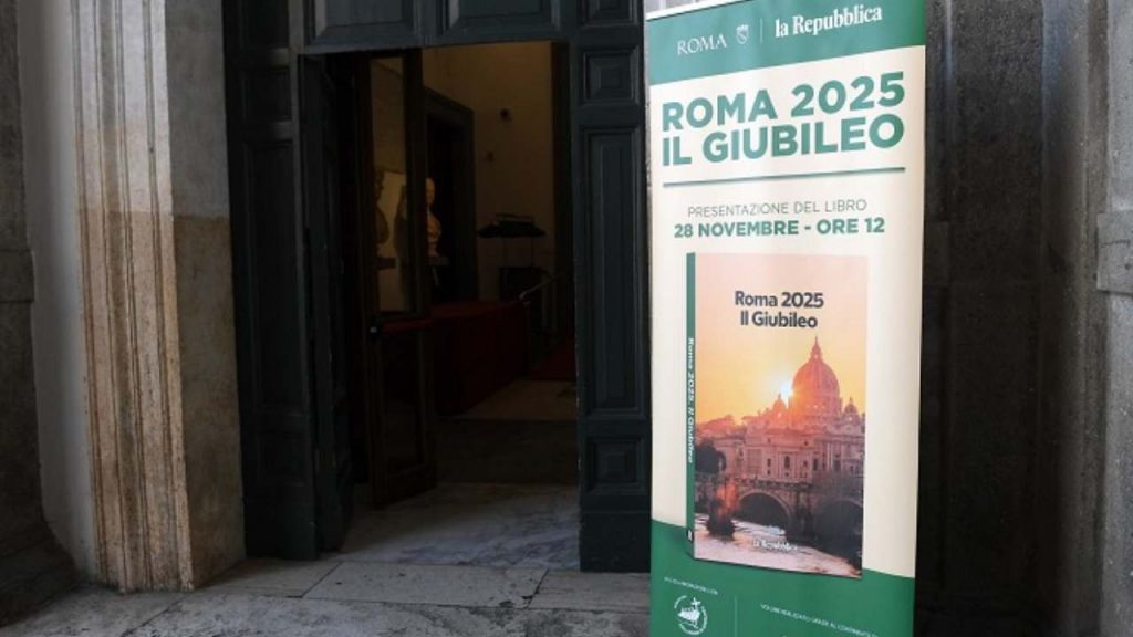 Presentazione del libro dedicato al Giubileo 2025 (foto dalla pagina Facebook "Roma Capitale")