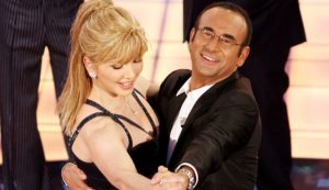 Carlo Conti e Milly Carlucci a Sanremo